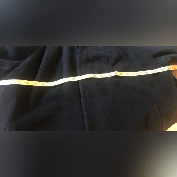 VTG 100% Cashmere One Button Coat Sz. L Tailored Union Made Lined Soft Cozy Warm - Picture 10 of 11